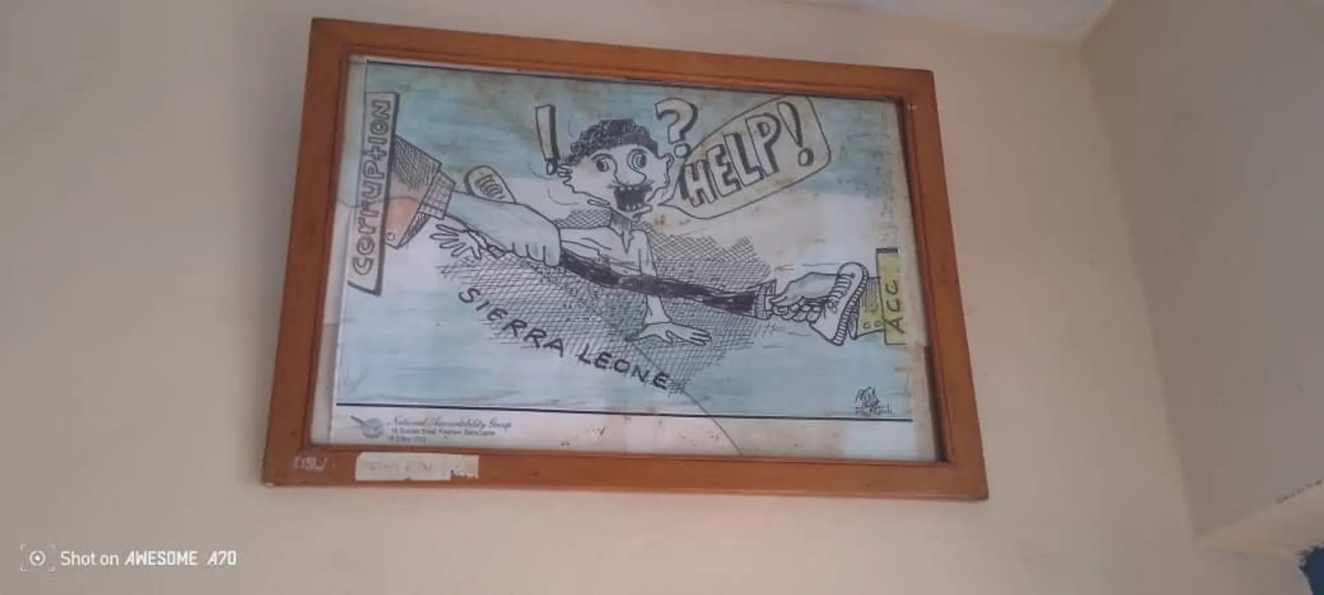 Transparency International Sierra Leone - TISL anti-corruption campaign banner image